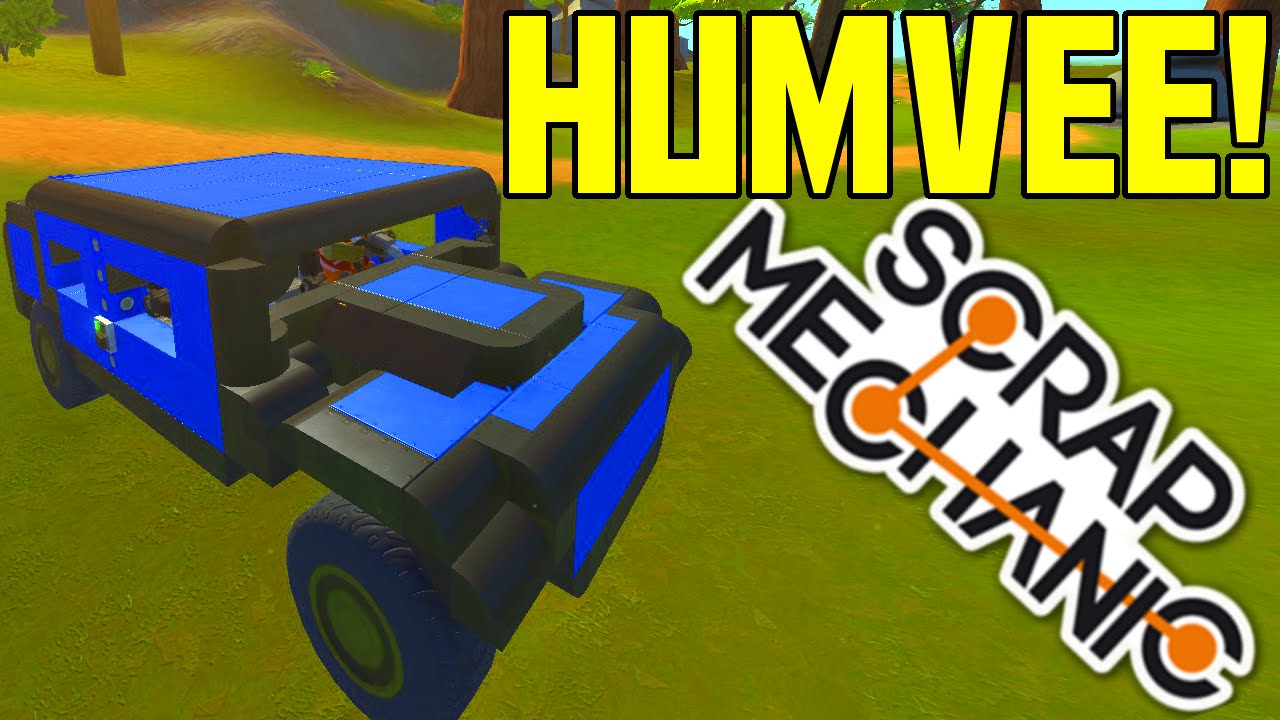 Scrap Mechanic Gameplay - EPIC Viewer Creations: Humvee, Limo, Lowrider and Theme Park Ride!