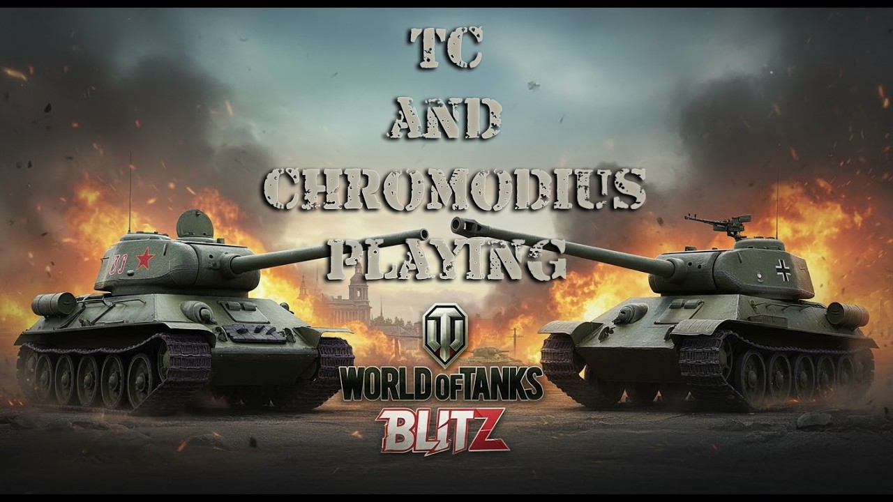 TC (daddy) & Chromodius (sonny) play World of Tanks Blitz together!