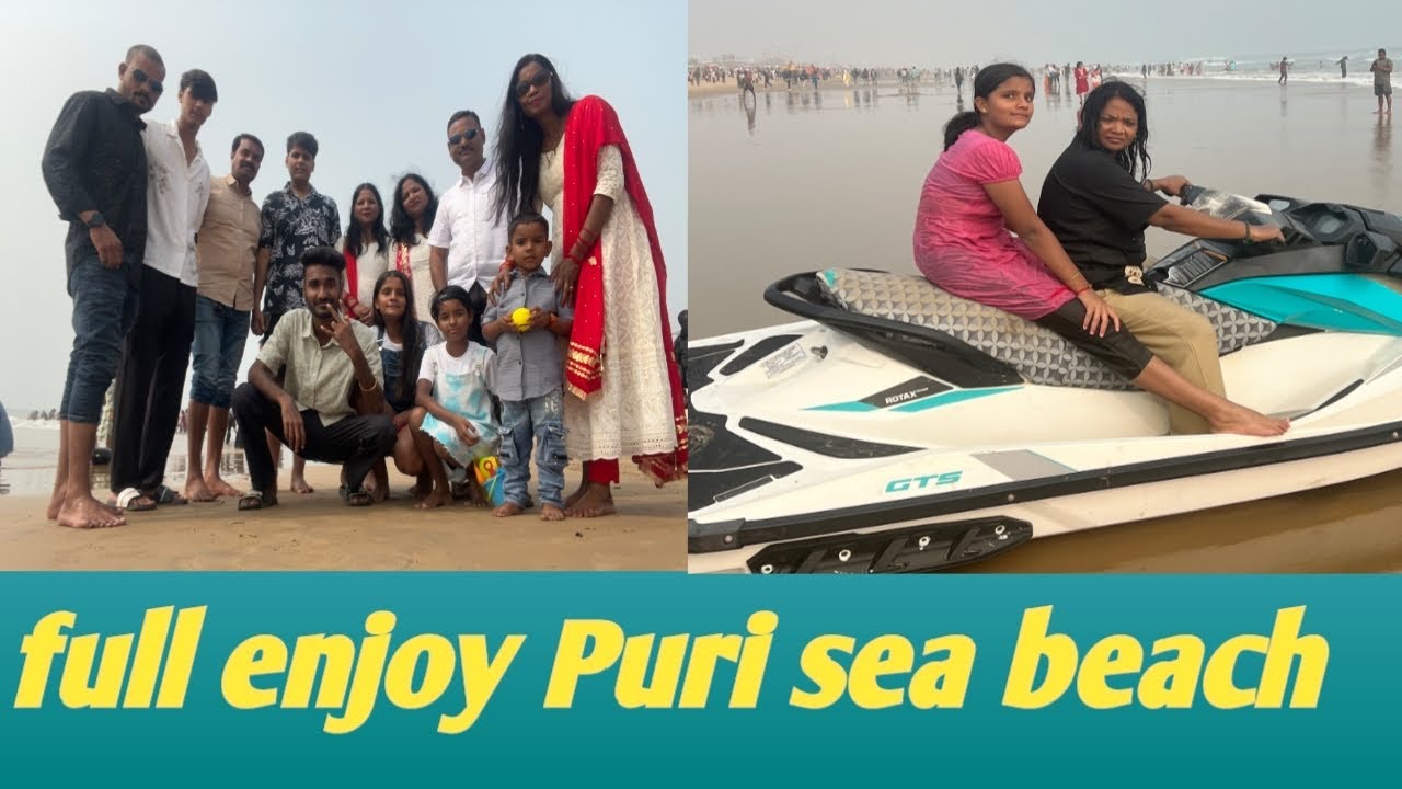 Puri sea beach 🏖️ enjoy my family vacation new year party 🎈!!@ traveloo vlogs!!