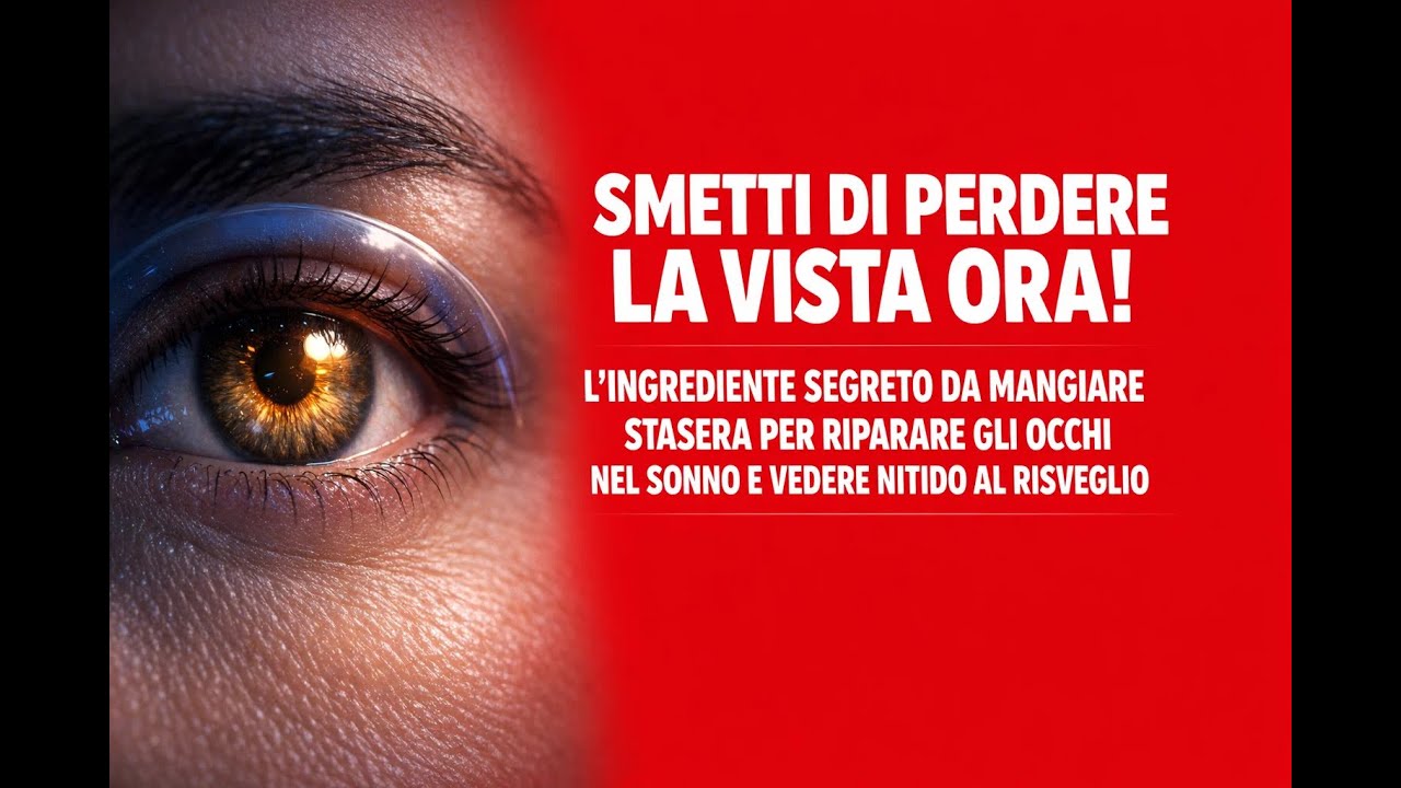 La tua vista sta morendo in silenzio? Mangia questo a cena per rigenerare gli occhi mentre dormi