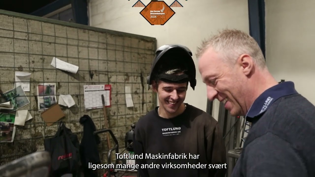 Toftlund Maskinfabrik A/S vinder prisen som årets sociale virksomhed i Tønder kommune