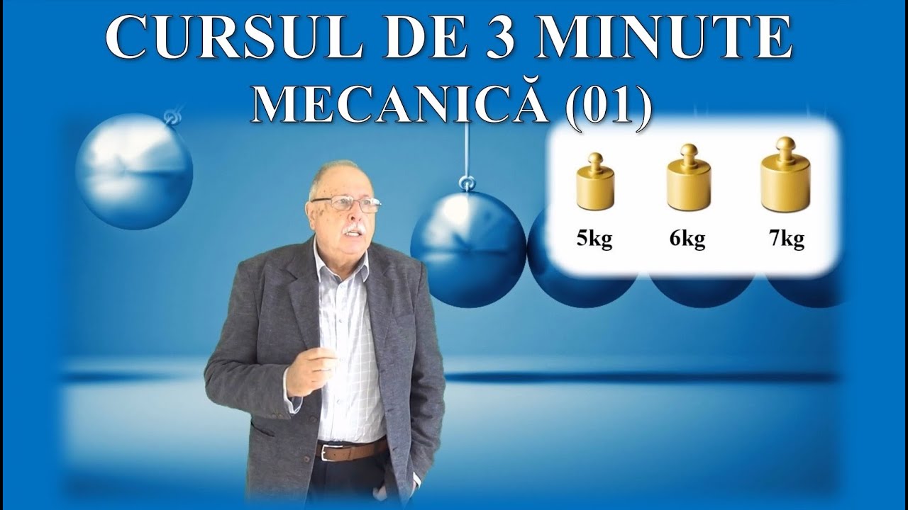 CURSUL DE 3 MINUTE (MECANICĂ 01 - Mărimi și unități)