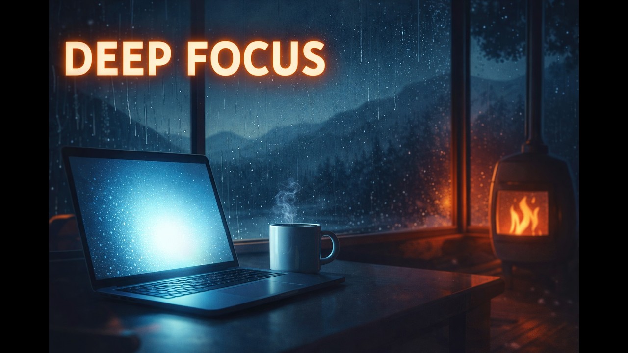 Rainy Coffee Shop Lofi ☕ Relaxing Beats for Study, Focus & Late Night Work