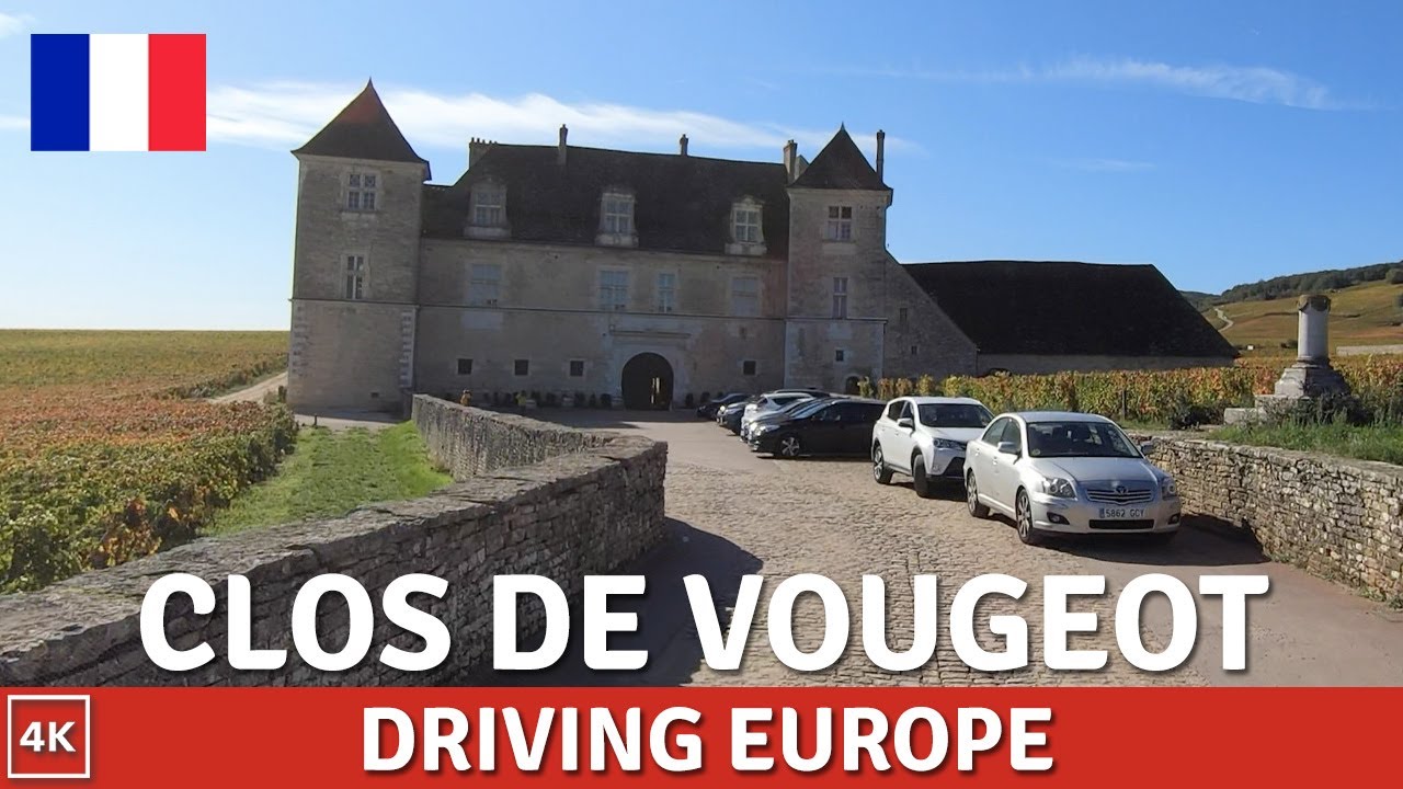 🇫🇷 Driving Europe - Romanée-Conti - Clos de Vougeot [4K] Vineyards of France. Burgundy