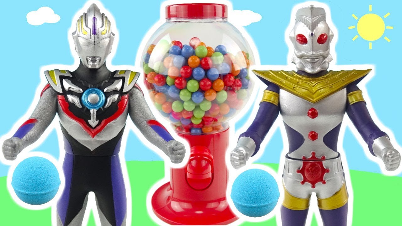 奥特曼巨大糖果机泡澡球奇趣蛋 ultraman animation ウルトラマン超人力霸王