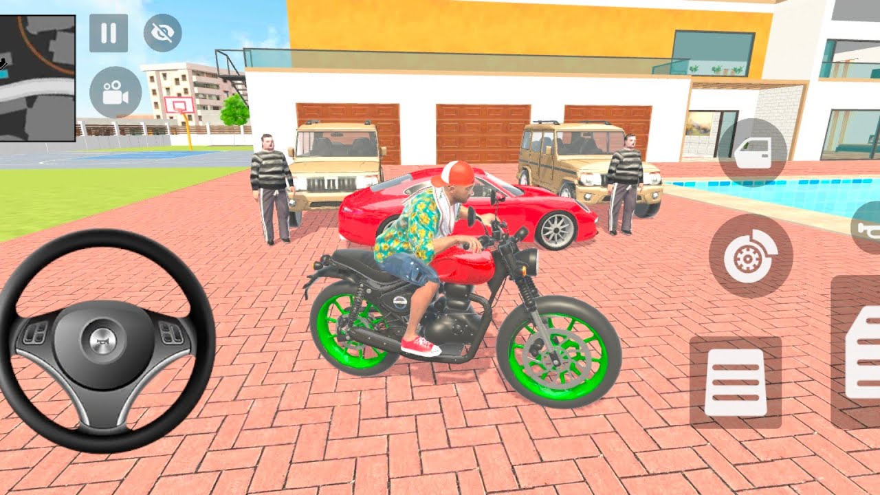 Franklin order by 2️⃣ jeeps and 1️⃣ Porsche Supercar in Indian 🇮🇳 bike Thief Auto Simulator 😍 