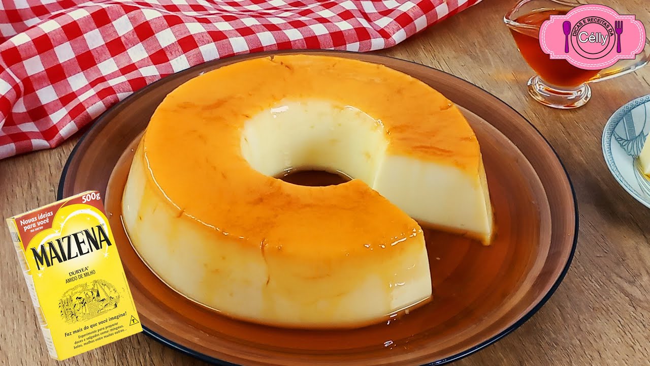 PUDIM DE MAIZENA SABOR DE INFÂNCIA muito fácil