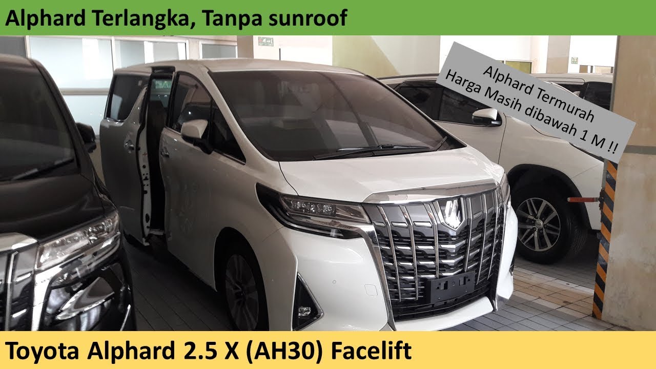 Toyota Alphard 2.5 X (AH30) Facelift review - Indonesia