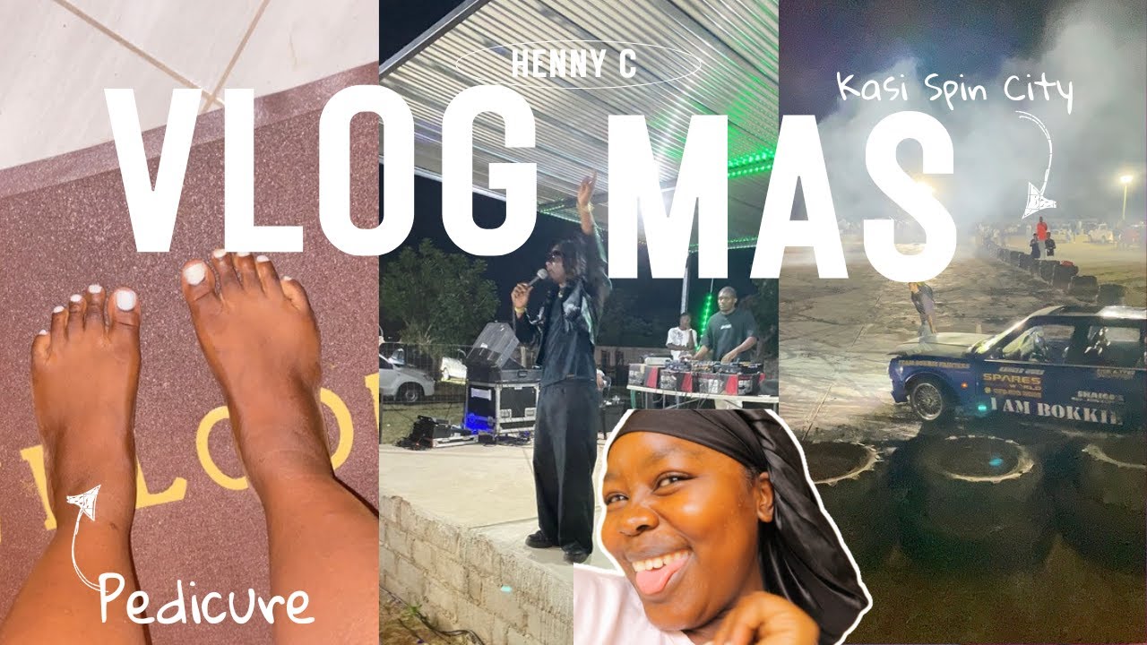 Vlogmas Ep4 : We Outside | Life  in the Village | Kasi Spin City| South African YouTuber