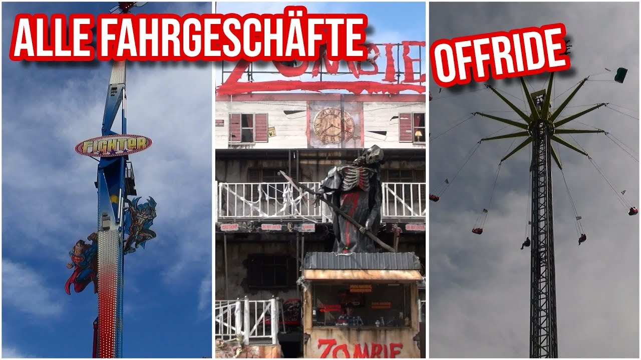 7. Wuppertaler Mega Kirmes (2019) - Alle Fahrgesch&auml;fte - Offride [50 fps]