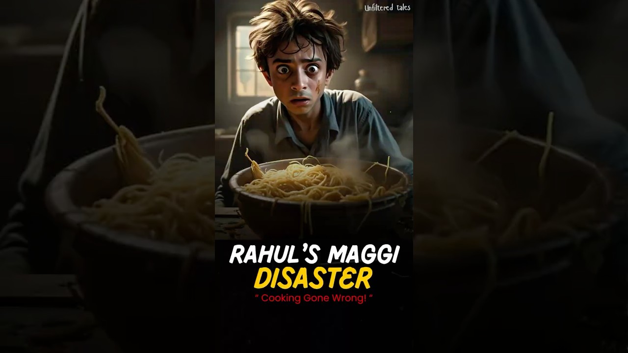 Rahul&rsquo;s Epic Maggi Fail &ndash; Cooking Gone Wrong! #shortstory #shortsviral