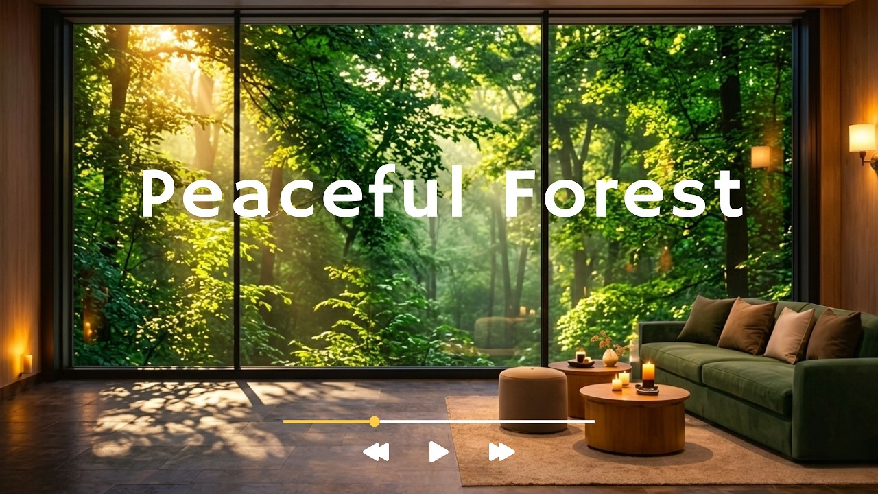 Sunlit Forest Lofi ☀️ Warm Jazz Beats for Focus & Healing