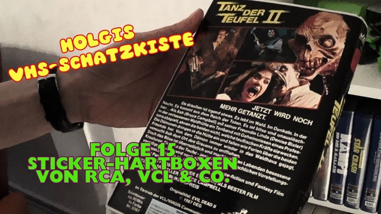 NICE! Coole Sticker-Hartboxen von VCL, RCA und Co. - Holgis VHS-Schatzkiste Folge 15