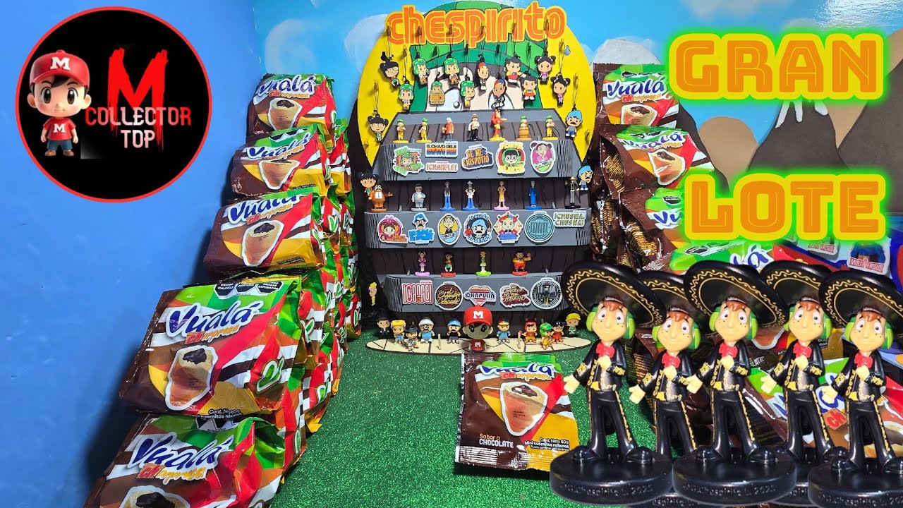 Gran Lote de Vualá Sorpresa Chespirito la mayoría es del Charrito Mariachi