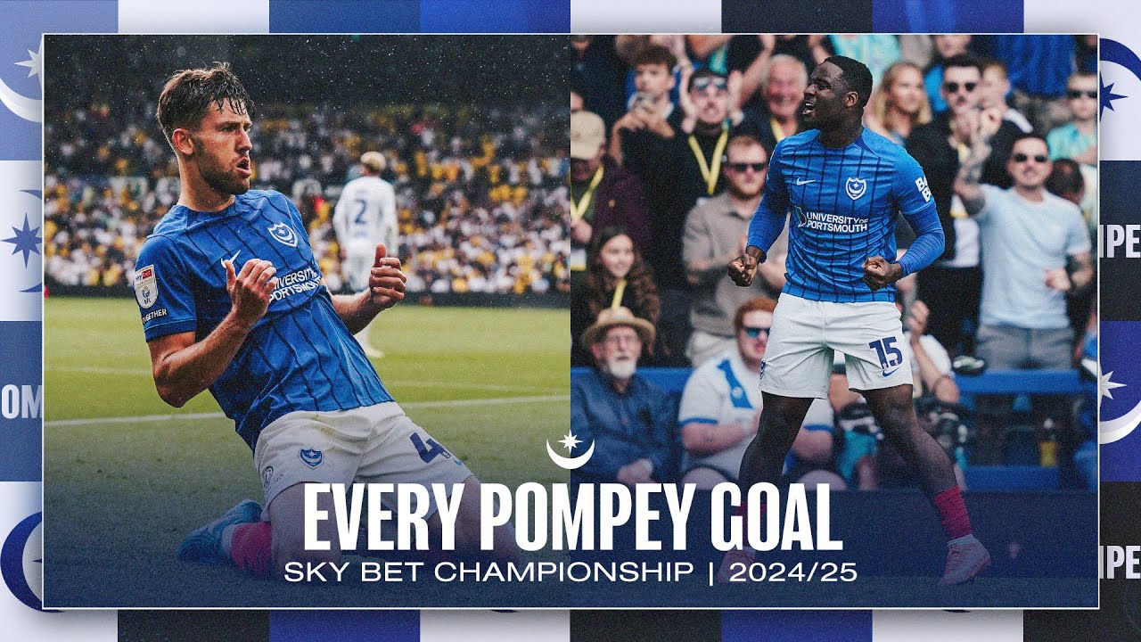 LANG AT LEEDS ➡️ COLBY'S SURVIVAL CLINCHER | 🔵 Every Pompey Goal In 2024/25