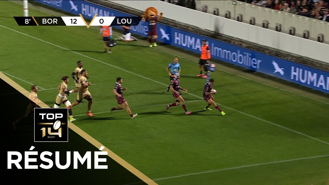 TOP 14 Saison 2025-2026 J05 - R&eacute;sum&eacute; Union Bordeaux-B&egrave;gles - LOU Rugby