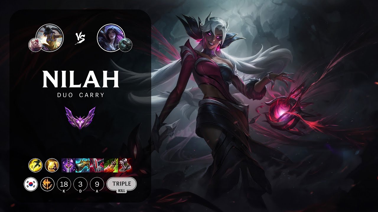 Nilah ADC vs Kai'Sa - KR Master Patch 13.22
