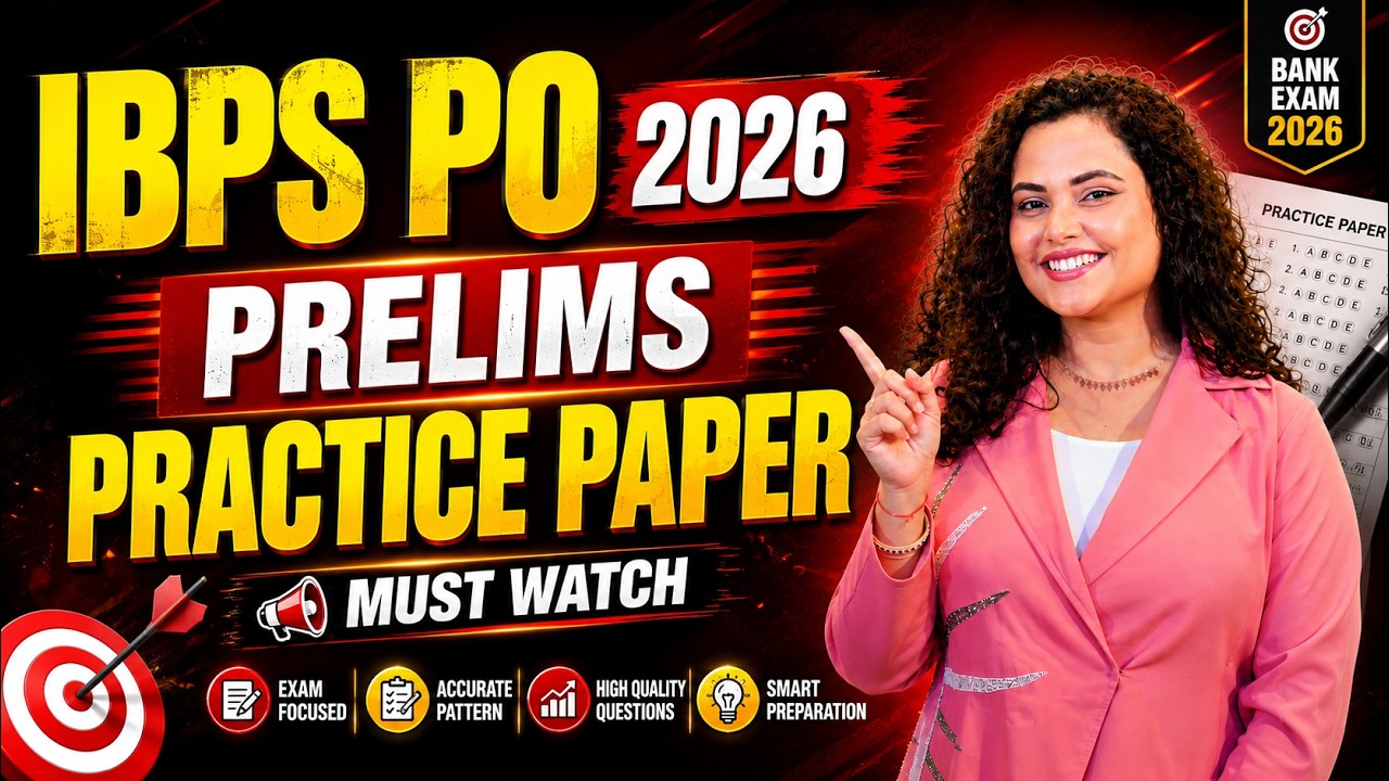 IBPS PO 2026 English Practice Paper | Most Expected Questions for Prelims | Solve with Rupam Ma'am