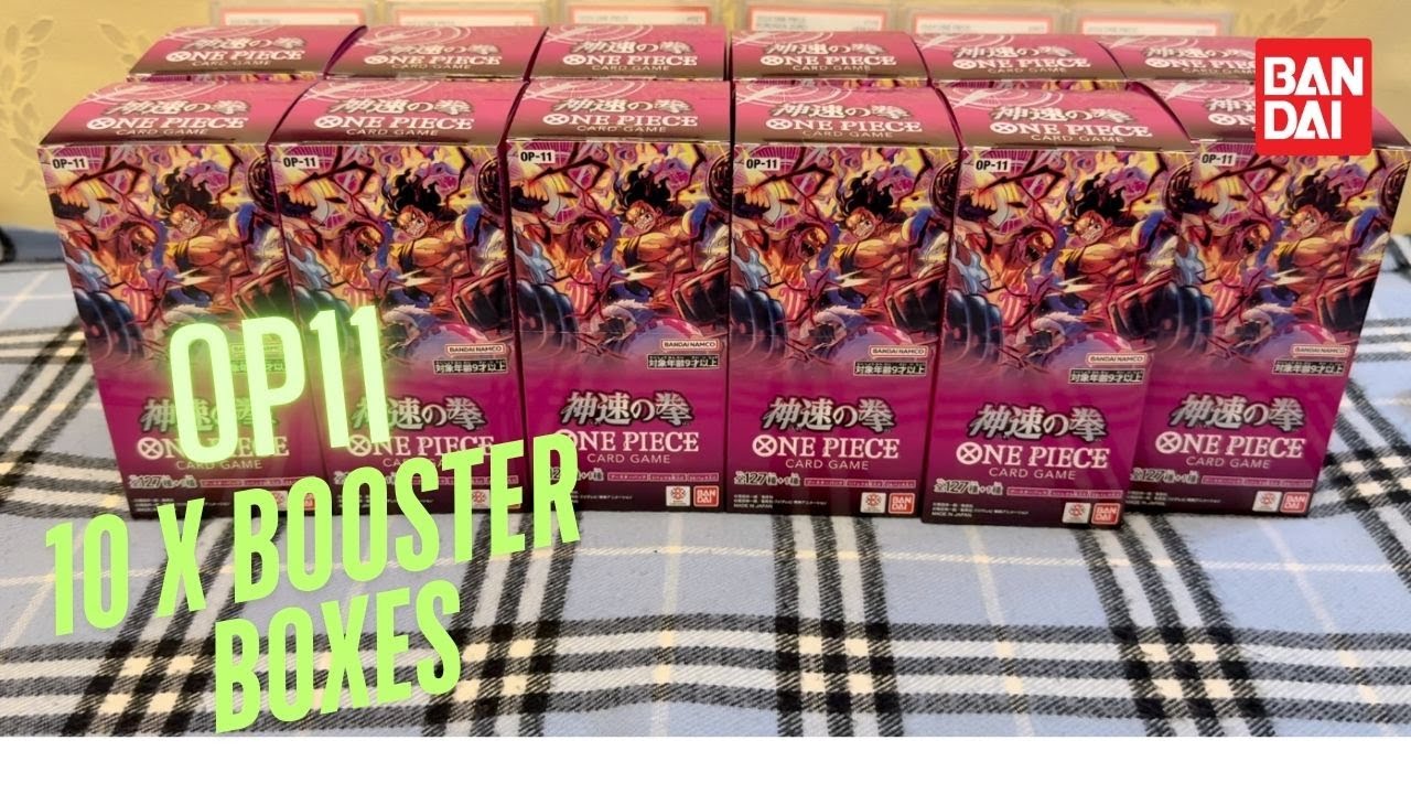 EARLY OPENING OF OP11 ONE PIECE 12 X BOOSTER BOXES!!!