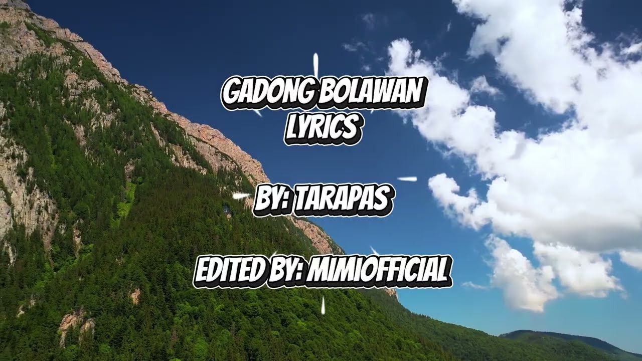 Tarapas - Gadong Bolawan (Lyrics)