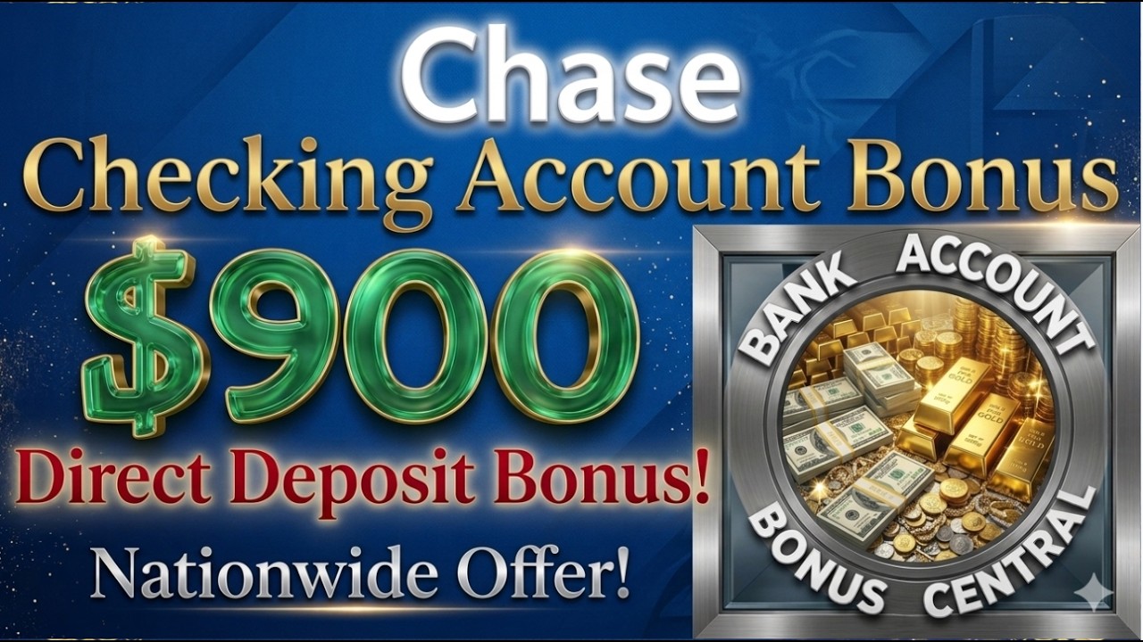 Бонус в размере 900 долларов США за открытие расчетного счета в Chase Bank! Предложение действует...