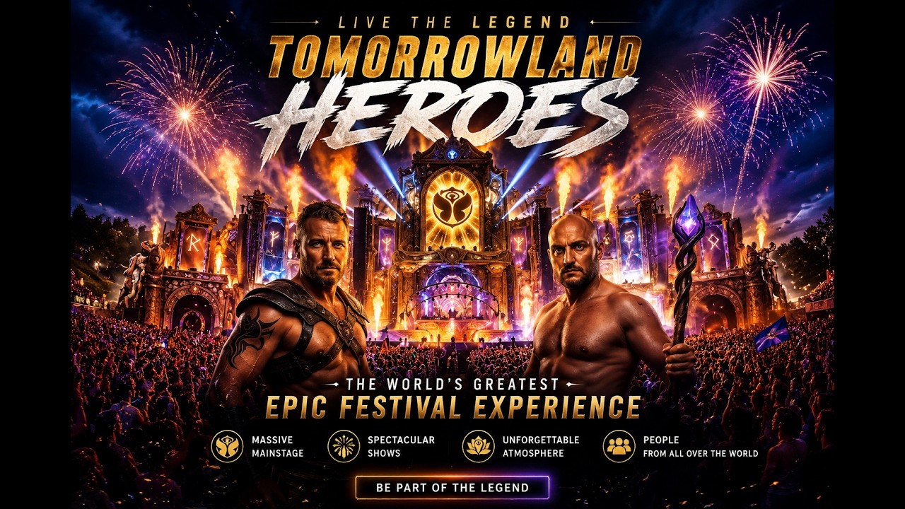 Tomorrowland Heroes: System Reboot | AI Festival Anthem (Guetta • Garrix • Tiësto • Avicii Style)