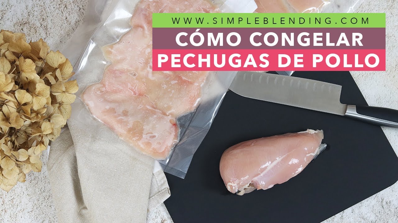 CONGELAR PECHUGAS DE POLLO AL VACÍO | Congelación al vacío | Vac6000 Taurus