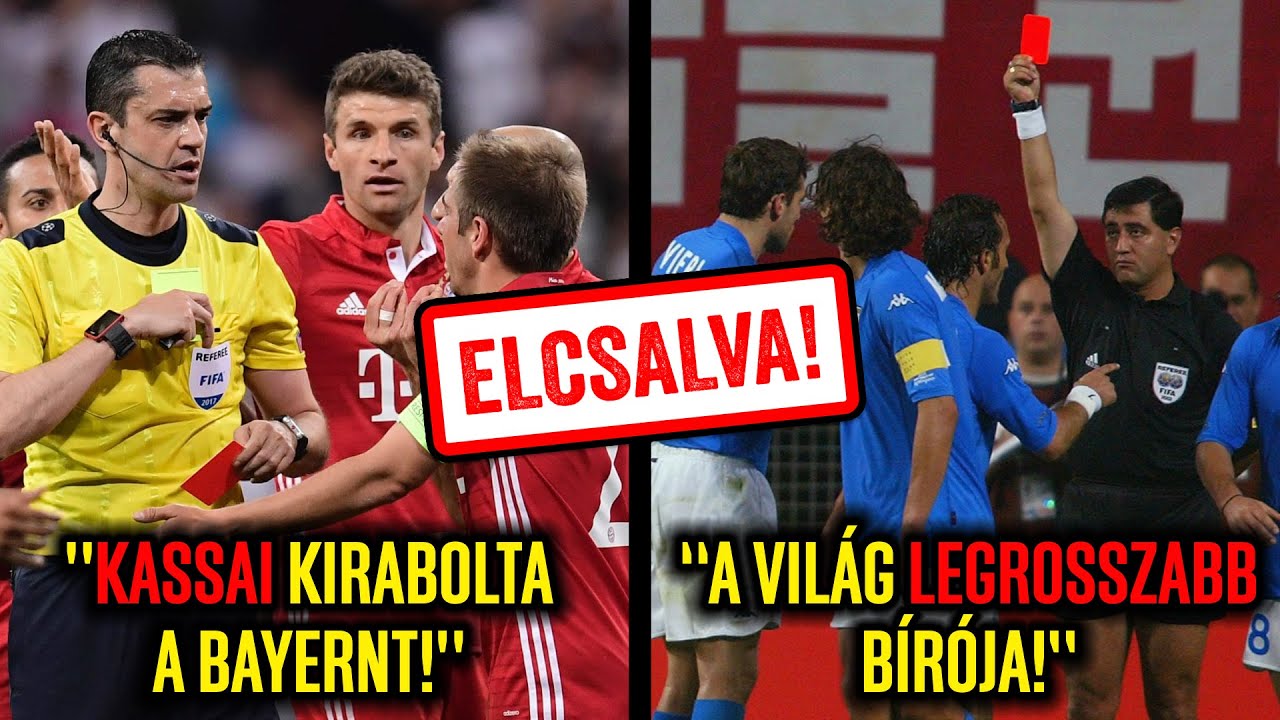 A futballtörténelem 10 legnagyobb játékvezetői BOTRÁNYA! ► TOPLISTA