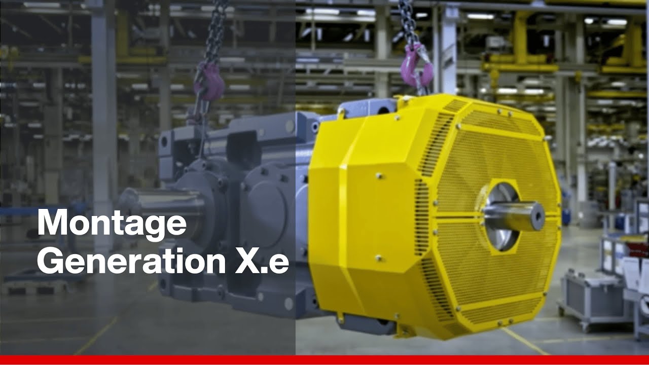 Assembly of Generation X.e helical/helical-bevel gear units in large gear unit plant | SEW-EURODRIVE