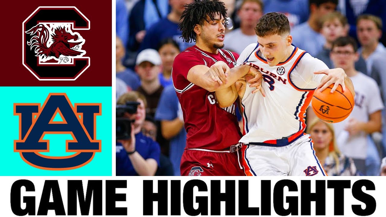 South Carolina vs Auburn Highlights | Men's Basketball | College Basketball 2025