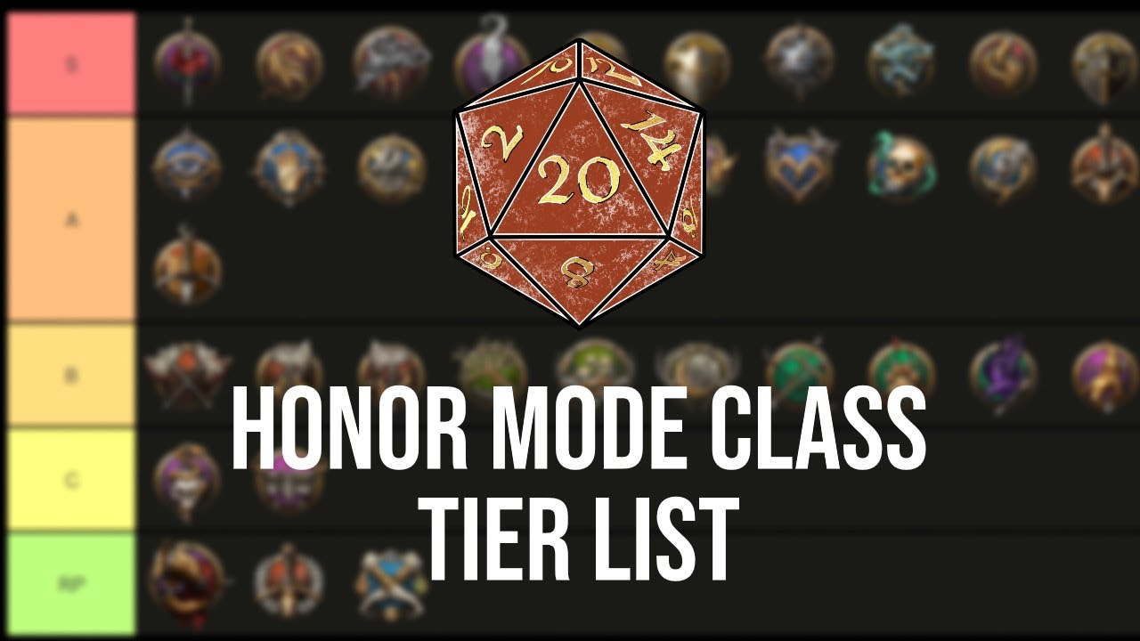 BG3 Honor Mode Class Tier List - Updated for Patches 5 and 6