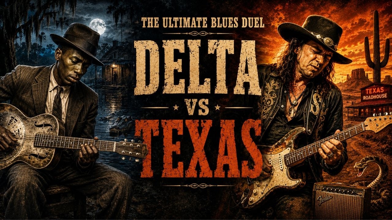 DELTA vs TEXAS BLUES | The Epic Clash of Legends II (Robert Johnson Style vs SRV)