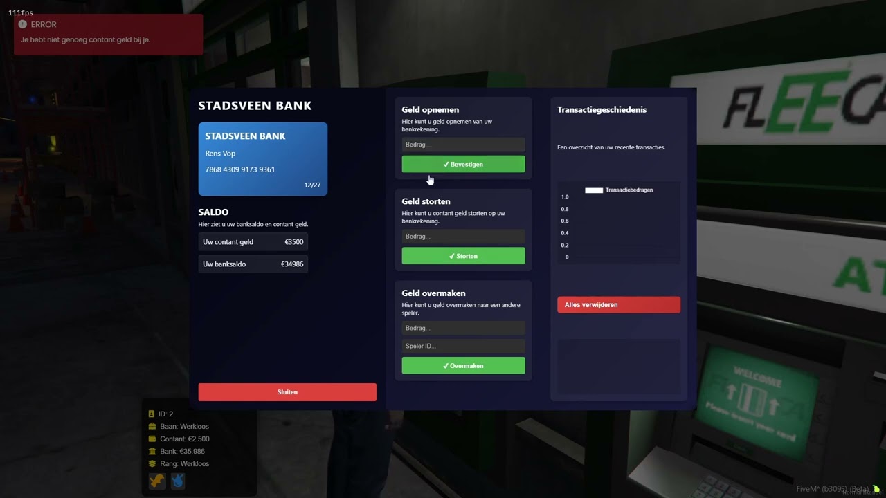 [ESX] ATM Banking System #fivem