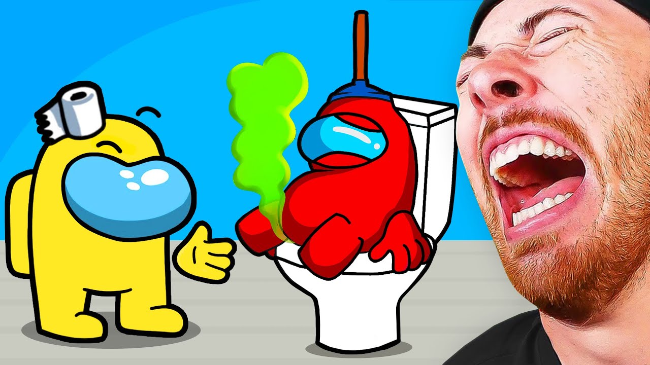 FUNNIEST AMONG US Animations FOR 1 HOUR! 😂