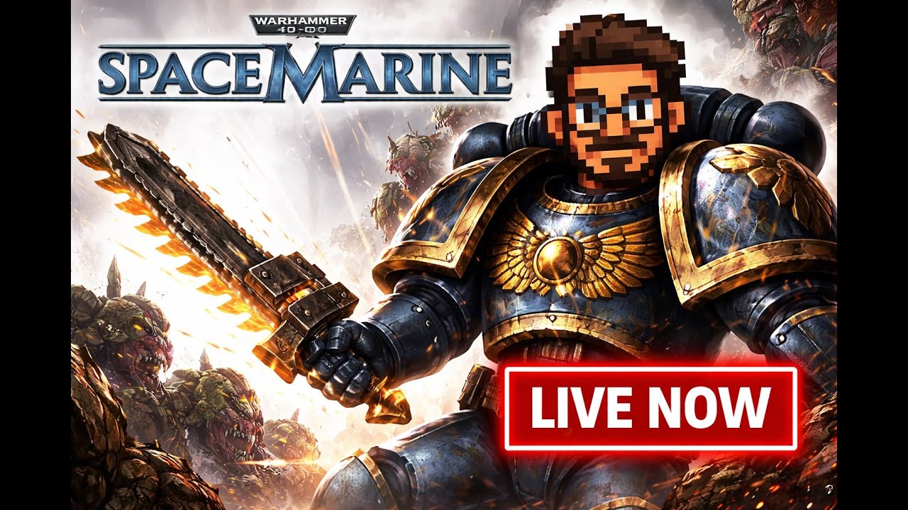 #2 🔴 Warhammer 40K Space Marine LIVE | Chaos Has No Chance