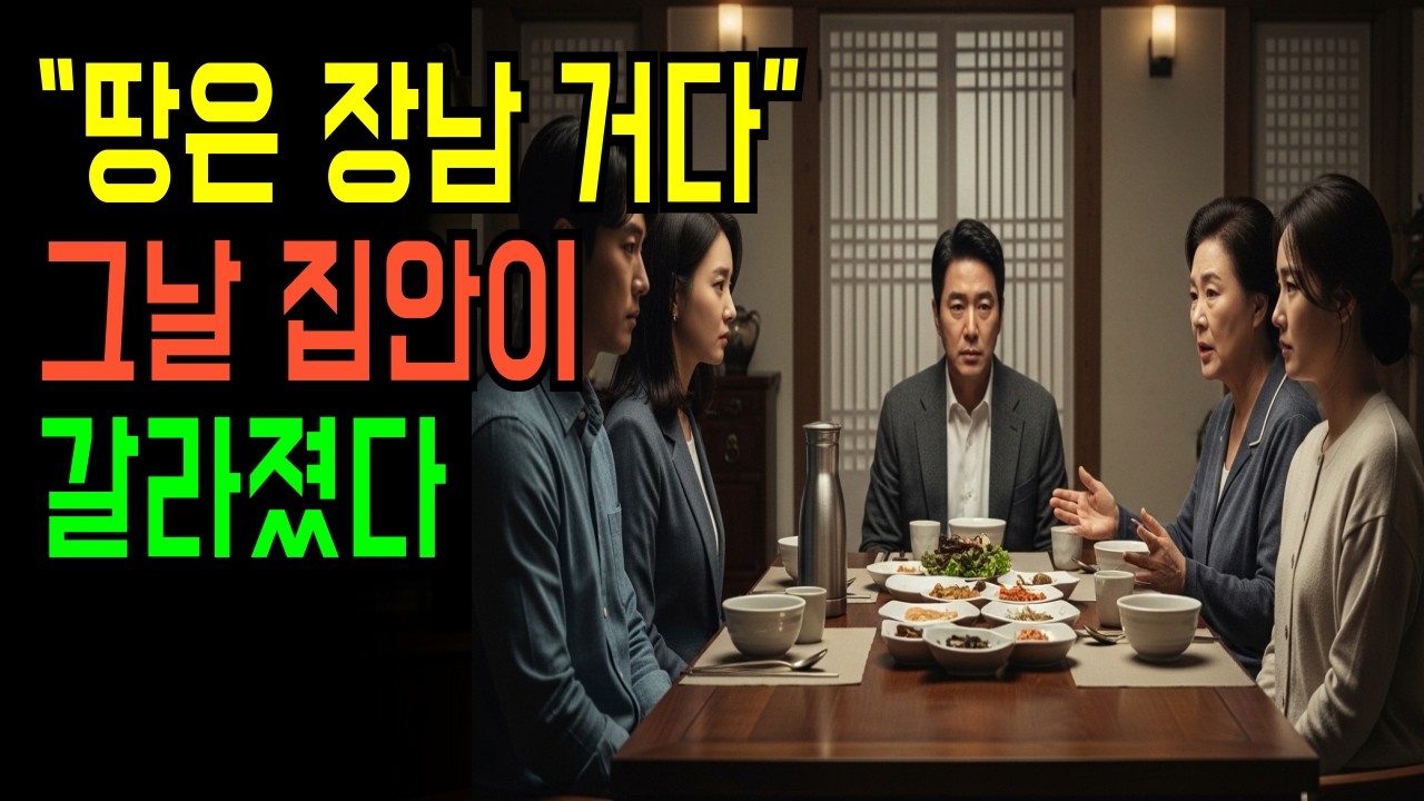땅은 장남, 식당은 차남… 선택 하나가 바꾼 가족의 운명