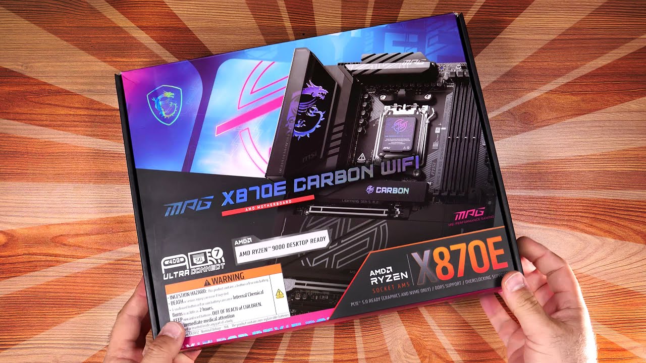 LANZAMIENTO MUNDIAL, Nueva Placa base para Ryzen 9000, MSI MPG X870E Carbon Wifi - DrogaDigital