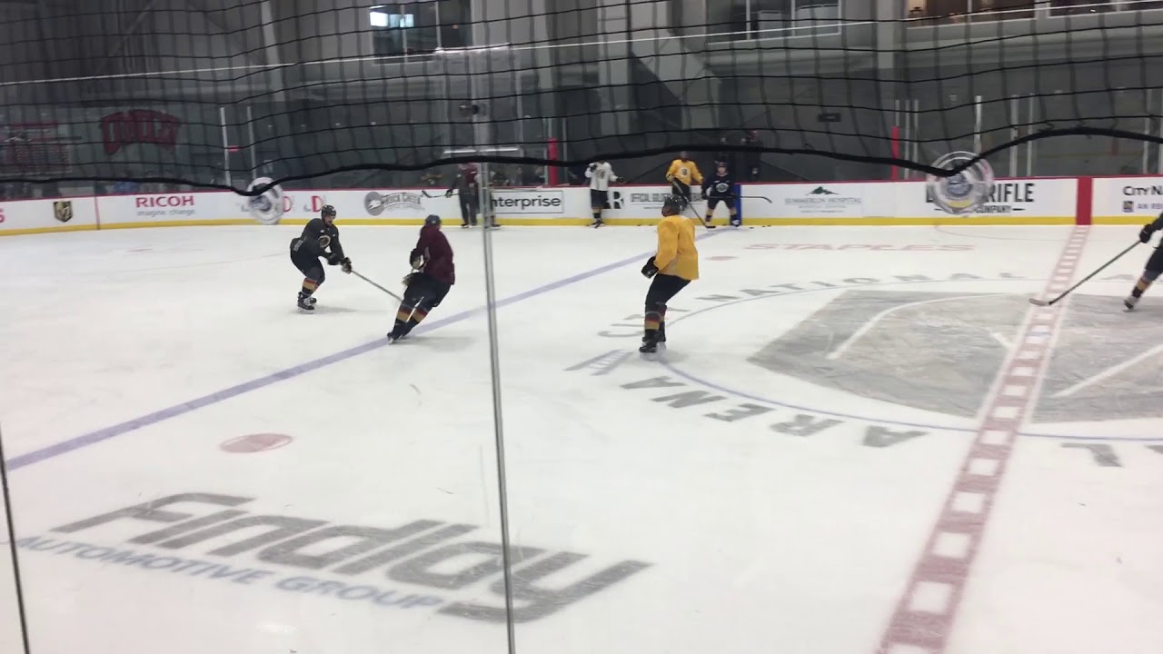 Vegas Knights regroup 2v1 flow drill