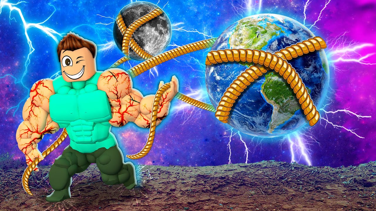 PULLING EVERY PLANET WITH MY +1 STRENGTH IN ROBLOX