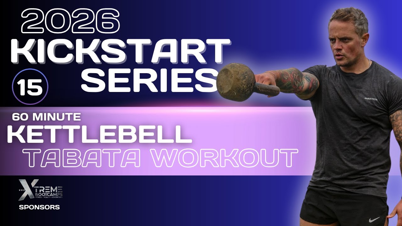 15: 60 Minute Full Body KETTLEBELL Workout | TABATA, Cardio & Strength