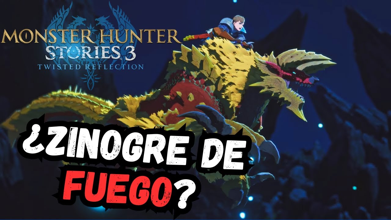 ¡ZINOGRE DE FUEGO! Monster Hunter Stories 3 Muestra NUEVOS AMBIENTES y ´Mecánicas