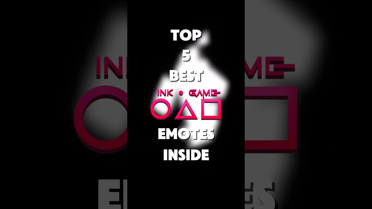 Top 5 BEST Emotes In Ink Games 🔝 #fypシ゚viral #trending #blowup #viral #fyp #fypシ #trendingshorts