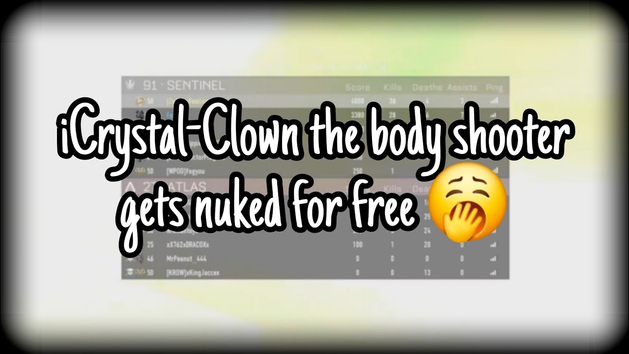 Nuking iCrystal-Clown for free! 🥱