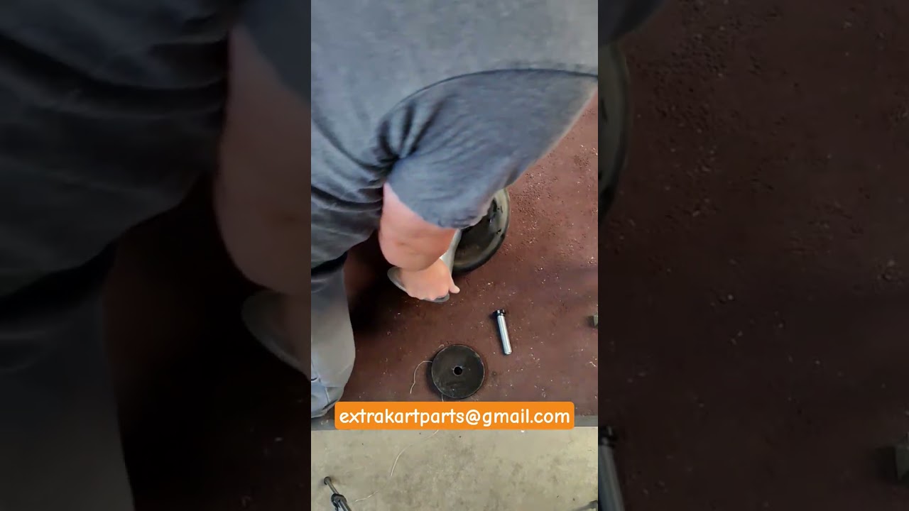 Using the Bead Breaker and Tire Scissors To Remove a Kart Tire