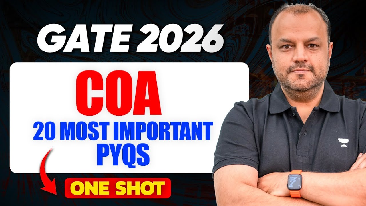 GATE 2026 COA | 20 Most Important PYQs | Bharat Acharya Sir