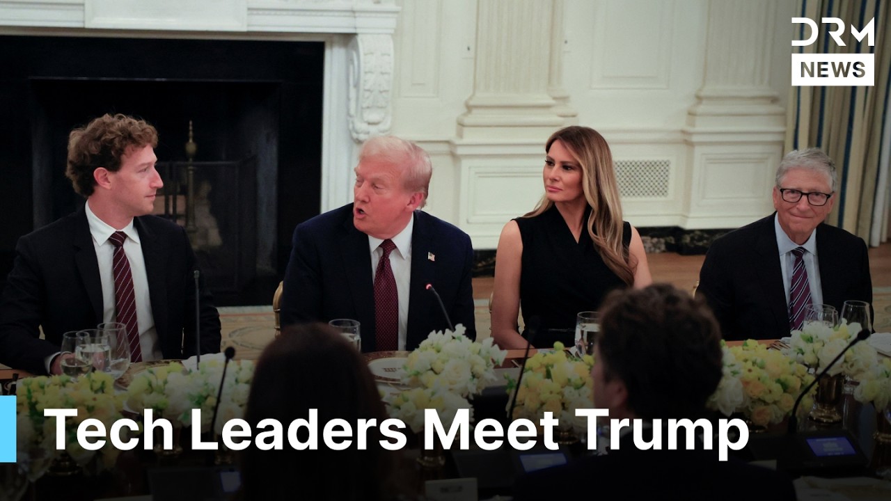 FULL DINNER: Trump Hosts White House Dinner with Zuckerberg, Gates & Top Tech Leaders | AC1B