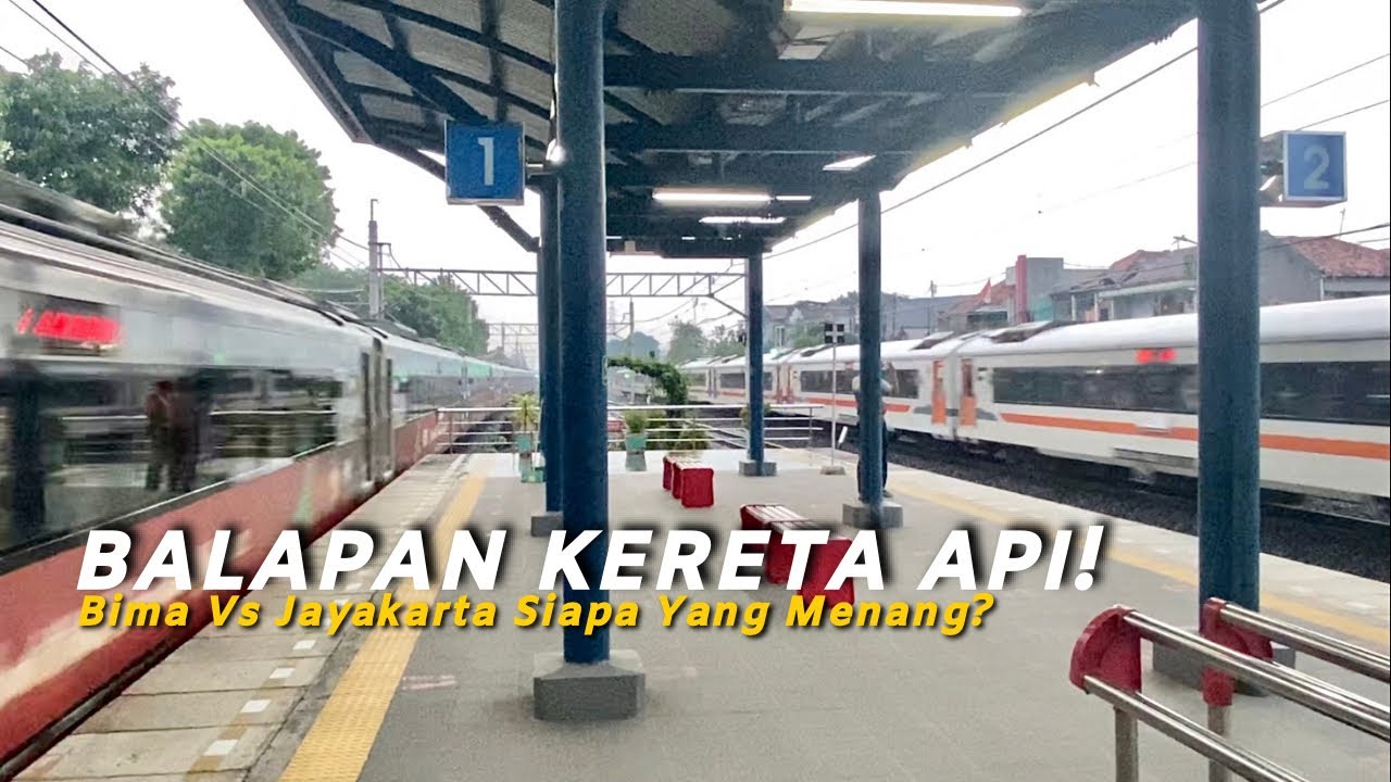 Kereta Api Balapan di Stasiun Buaran! | Kumpulan Kereta Api Ngebut di Stasiun Buaran