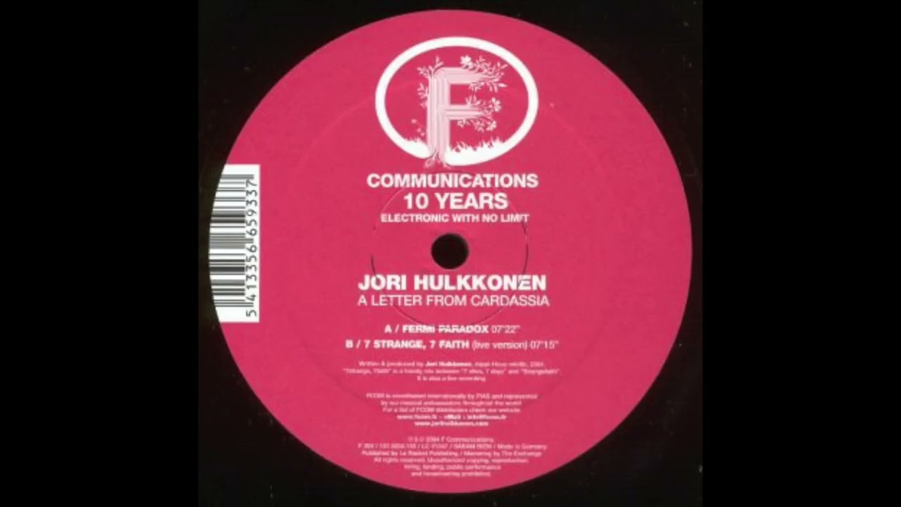 Jori Hulkkonen - Fermi Paradox