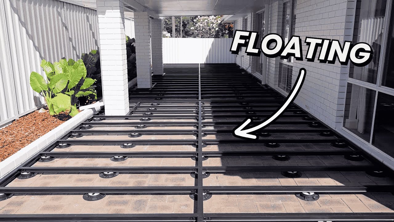 How to Build a Deck Over Pavers