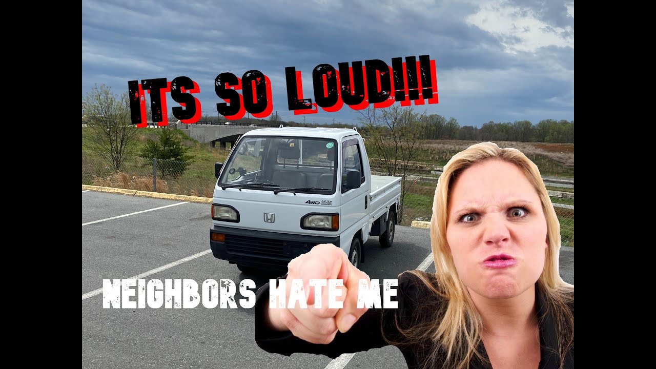 Making my JDM HONDA ACTY Ridiculously LOUD!!